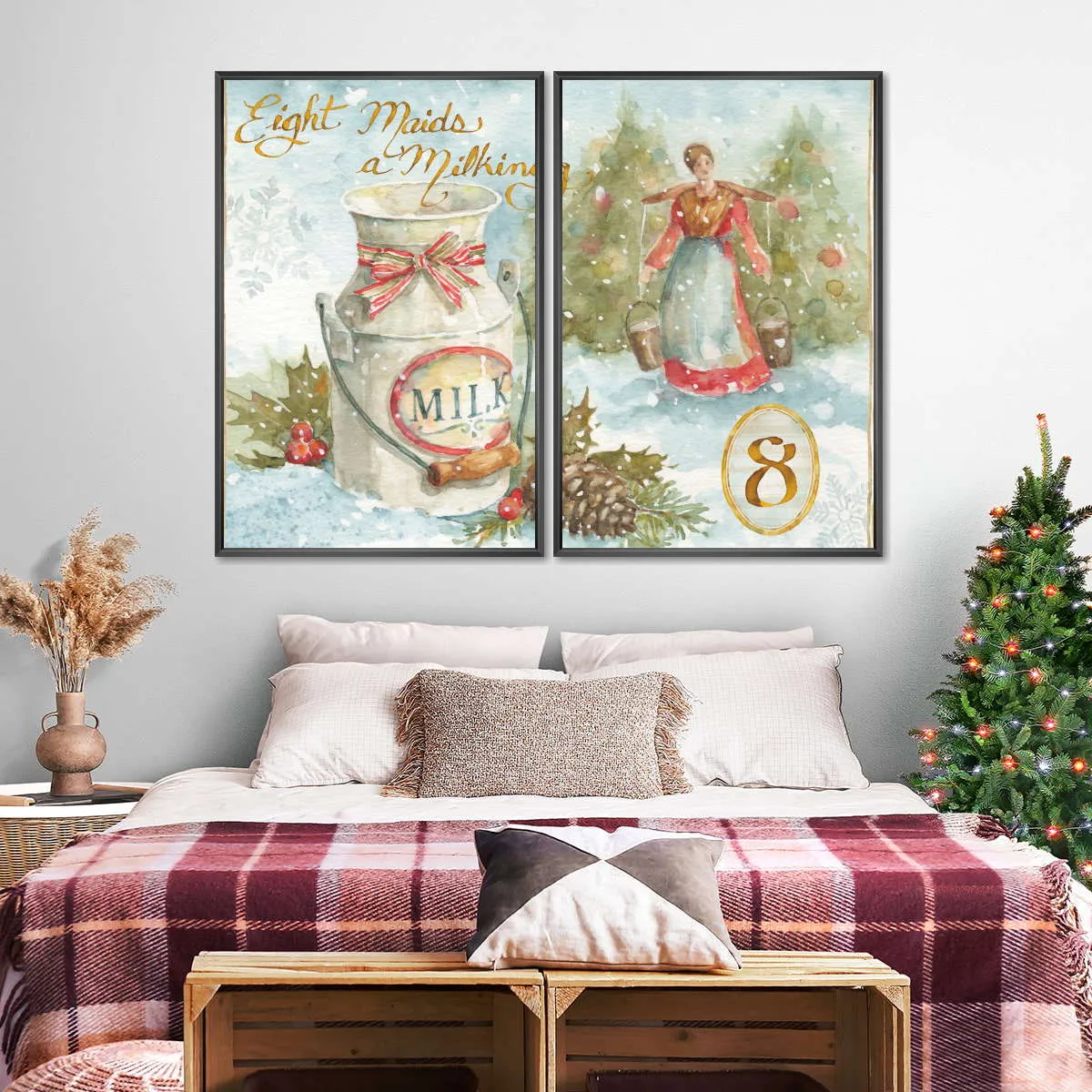 12 Days Of Christmas VIII Wall Art