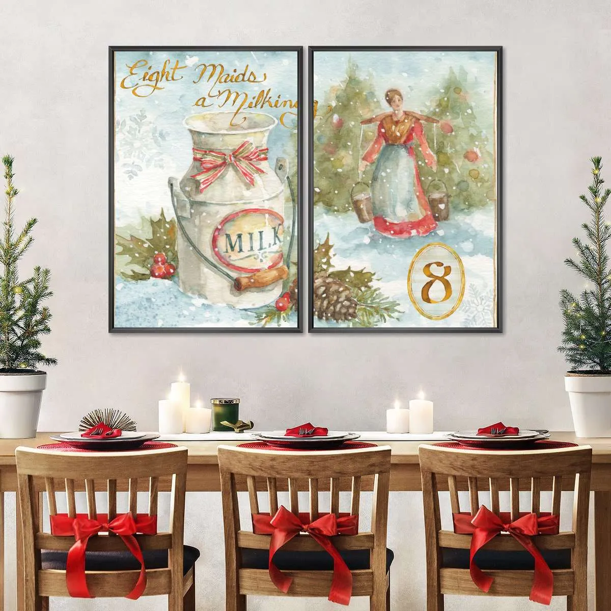 12 Days Of Christmas VIII Wall Art