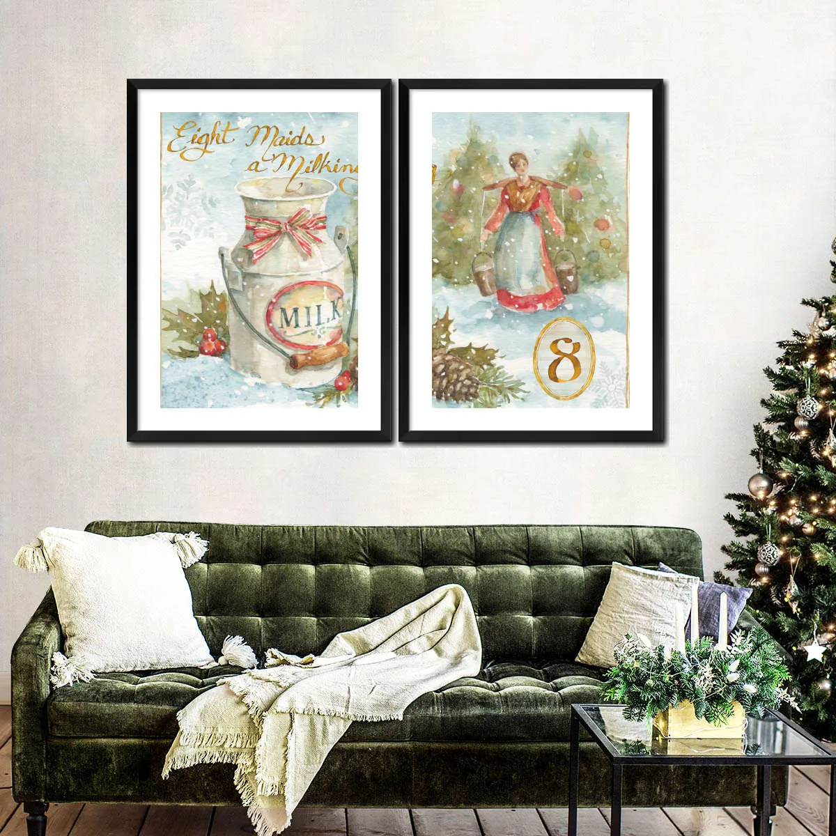 12 Days Of Christmas VIII Wall Art