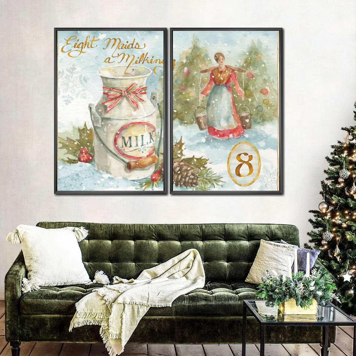 12 Days Of Christmas VIII Wall Art