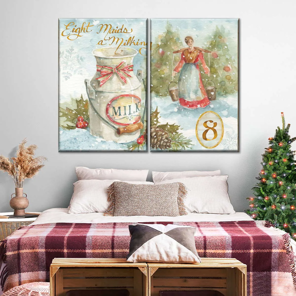 12 Days Of Christmas VIII Wall Art