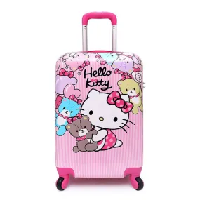 16"Suitcase,Anime Cartoon Children'S Trolley Case,Primary School Student Trolley