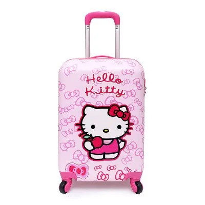 16"Suitcase,Anime Cartoon Children'S Trolley Case,Primary School Student Trolley