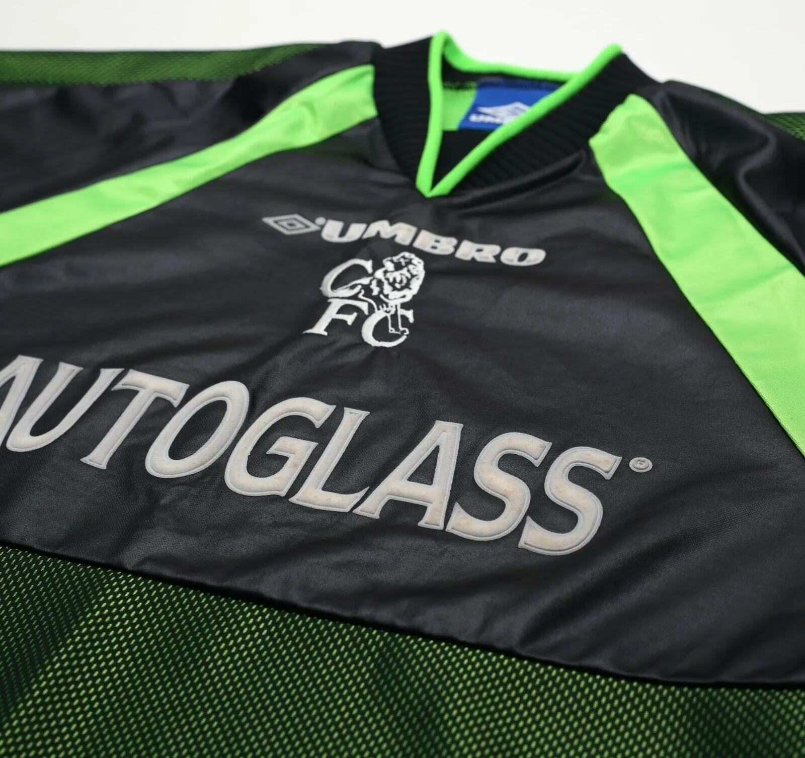 1998/00 DE GOEY #1 Chelsea Vintage Umbro GK Football Shirt (Y) (XS)