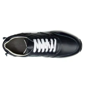 7 CM/2.76 Inches CMR CHAMARIPA Handcrafted Custom Height Increasing Casual Shoes for Men - Black Leather Elevator Shoes