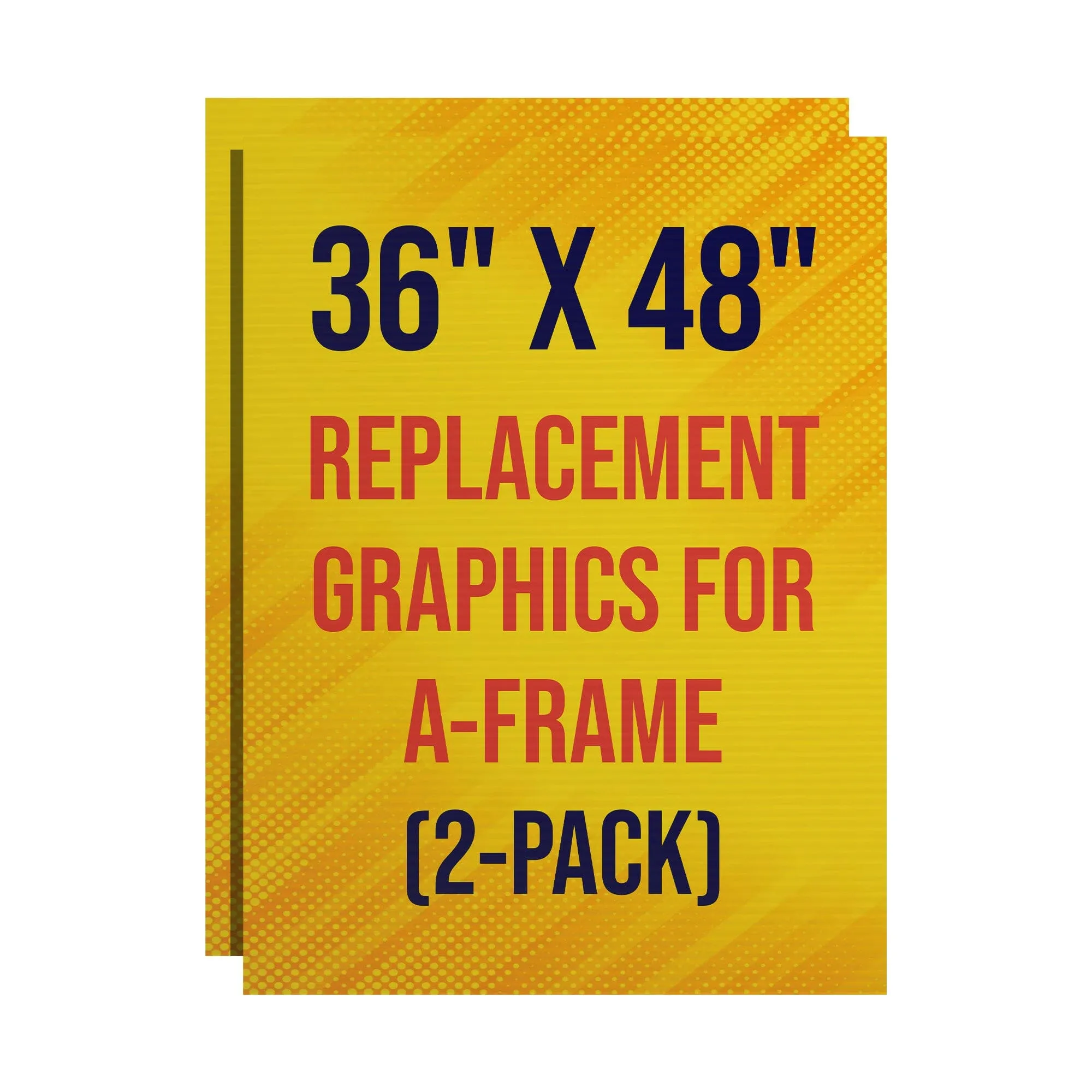 A-Frame Sign - Replacement Graphics