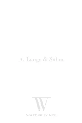 A. Lange & Sohne Saxonia Dual Time 386.032 Watch