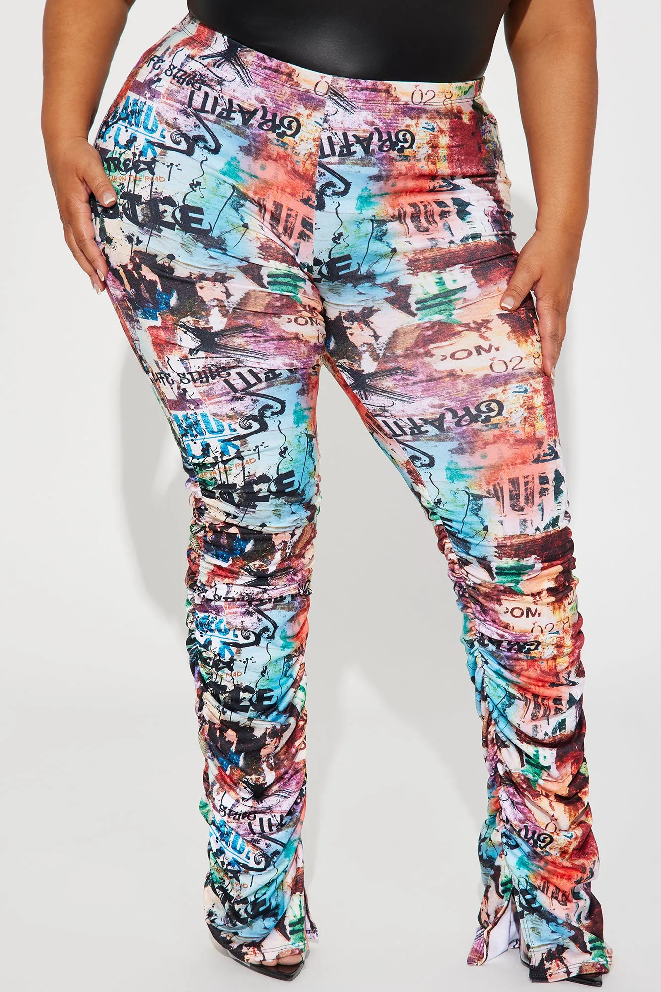 A Lifestyle Stacked Pant - Multi Color