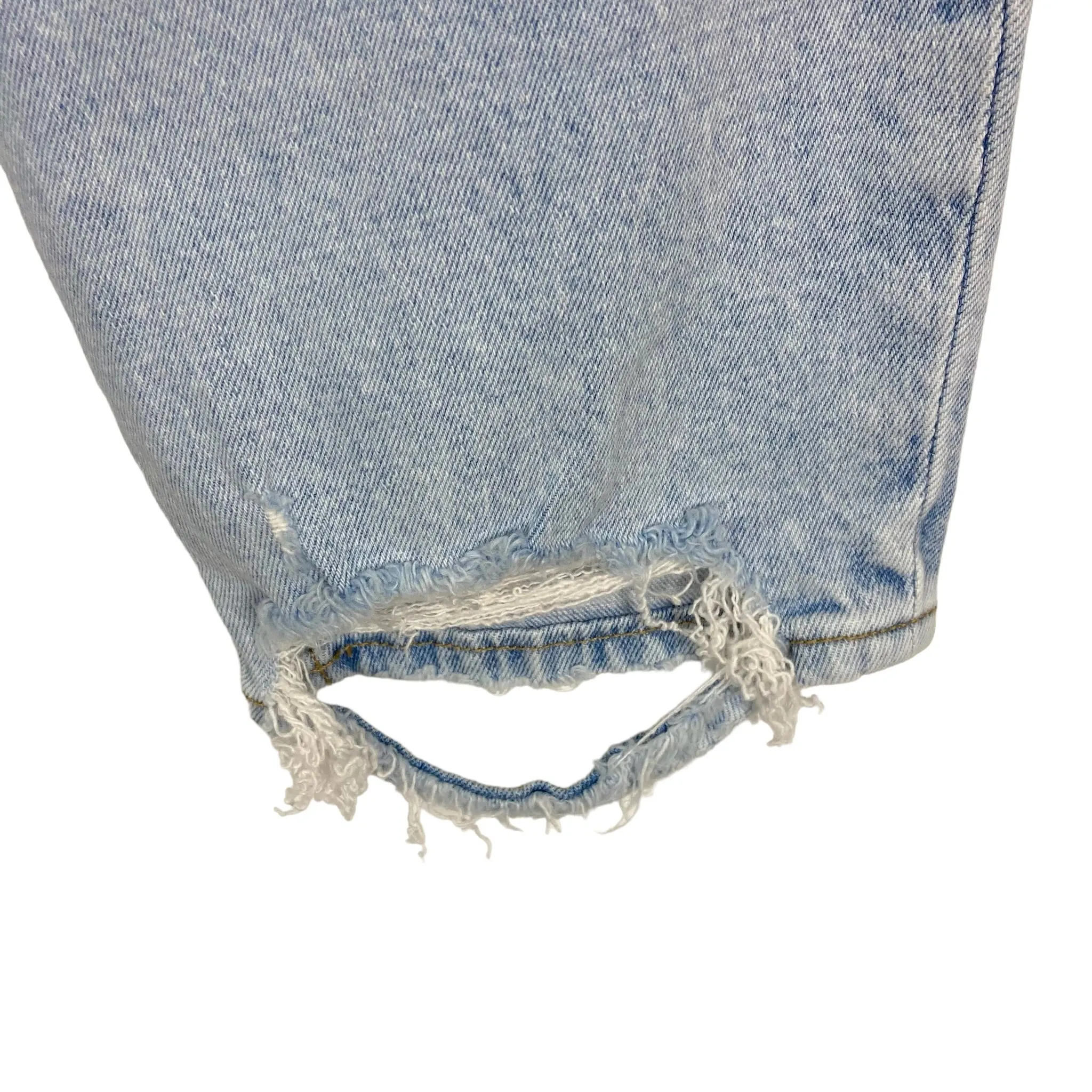 Abercrombie & Fitch Light Ripped Wash Curve Love High Rise Mom Jeans NWT- Size 27 (Inseam 26.5”, sold out online)