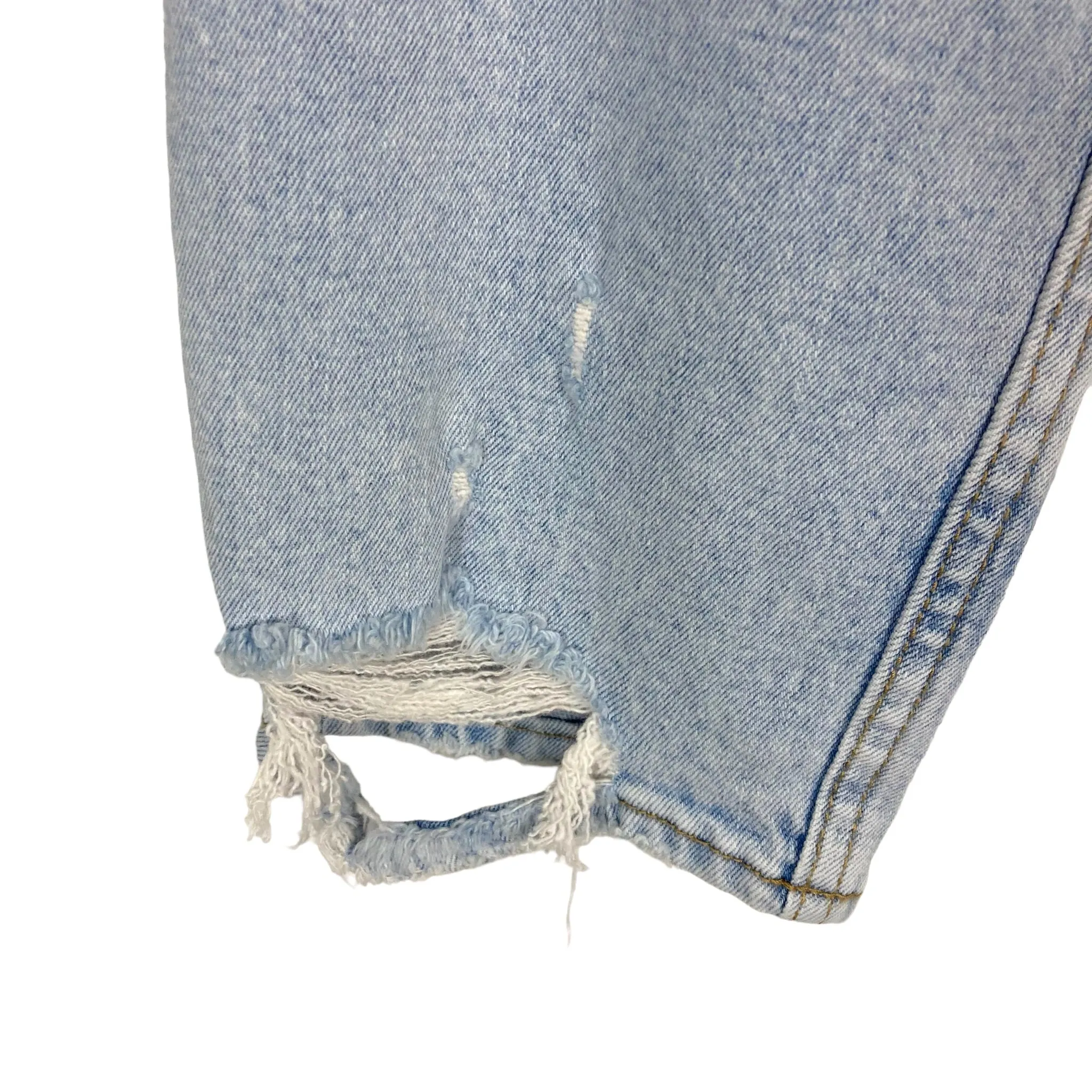 Abercrombie & Fitch Light Ripped Wash Curve Love High Rise Mom Jeans NWT- Size 27 (Inseam 26.5”, sold out online)