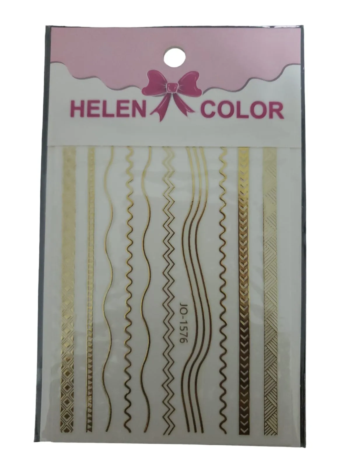 ADESIVO DOURADO LASER HELEN COLOR