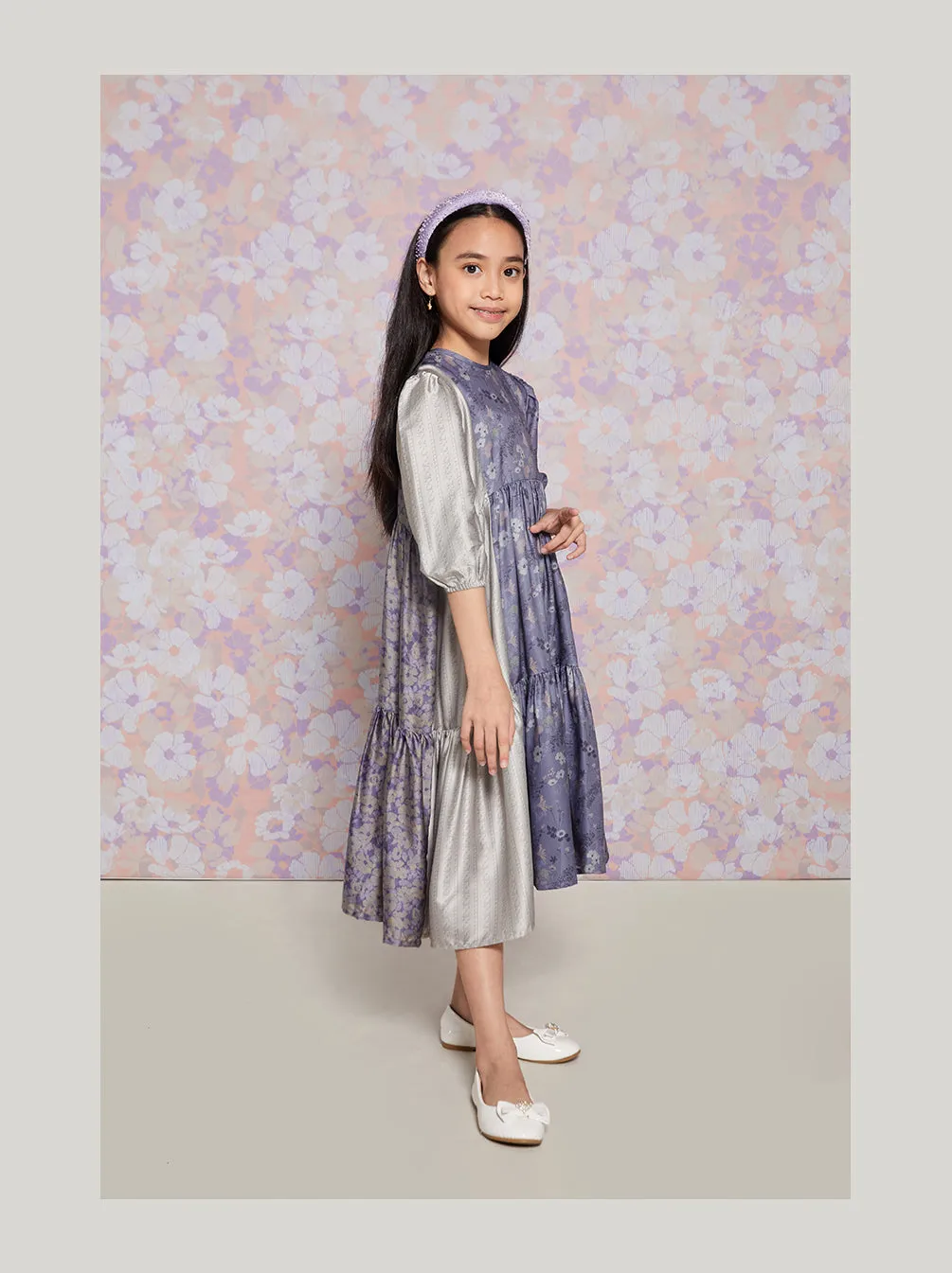 AIZA KIDS DRESS TAUPE