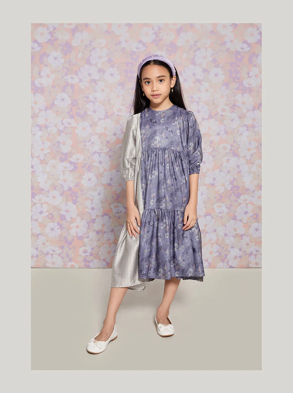 AIZA KIDS DRESS TAUPE