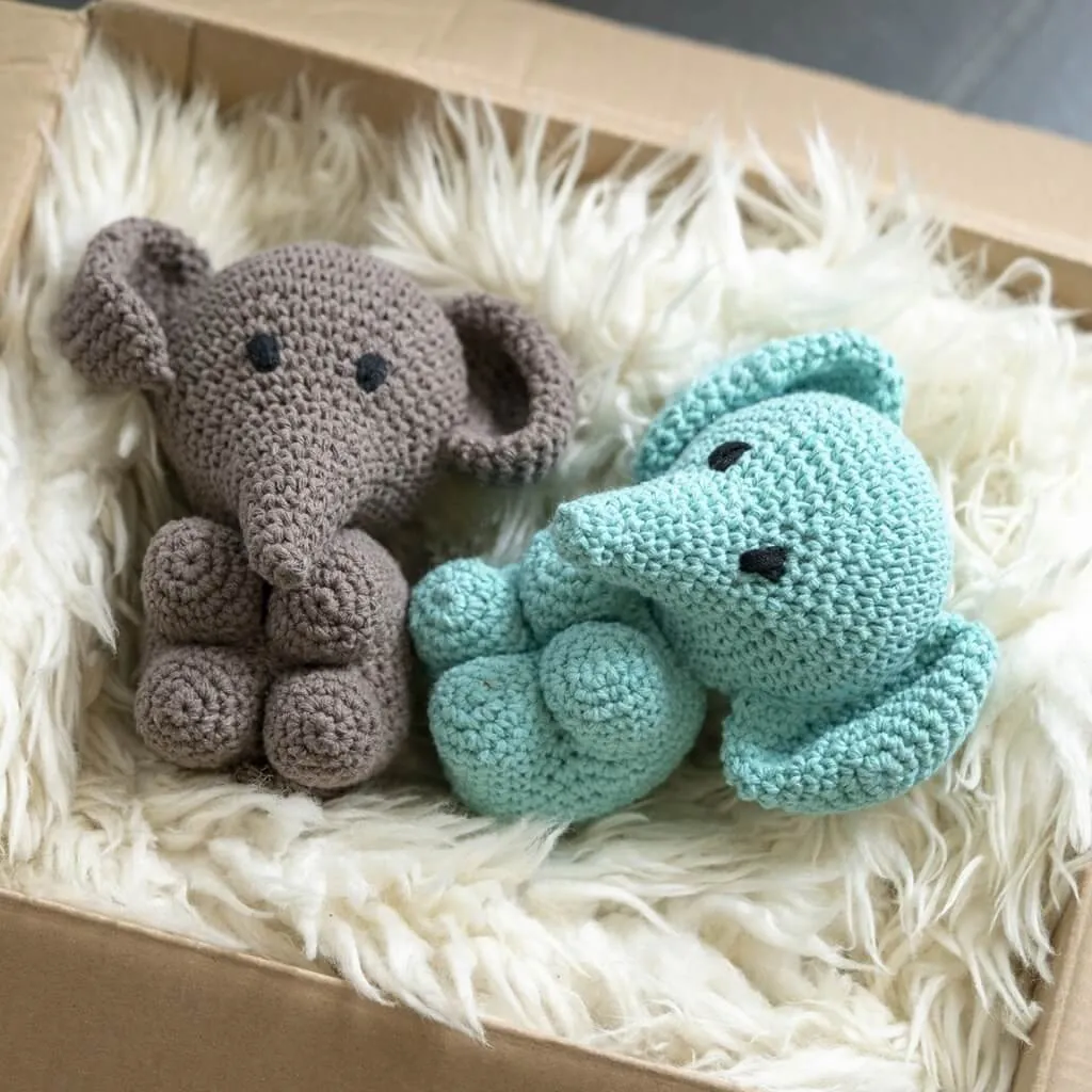 Amigurumi Elefant Mo Häkelset - Hoooked