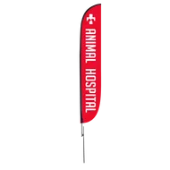 Animal Hospital Feather Flag