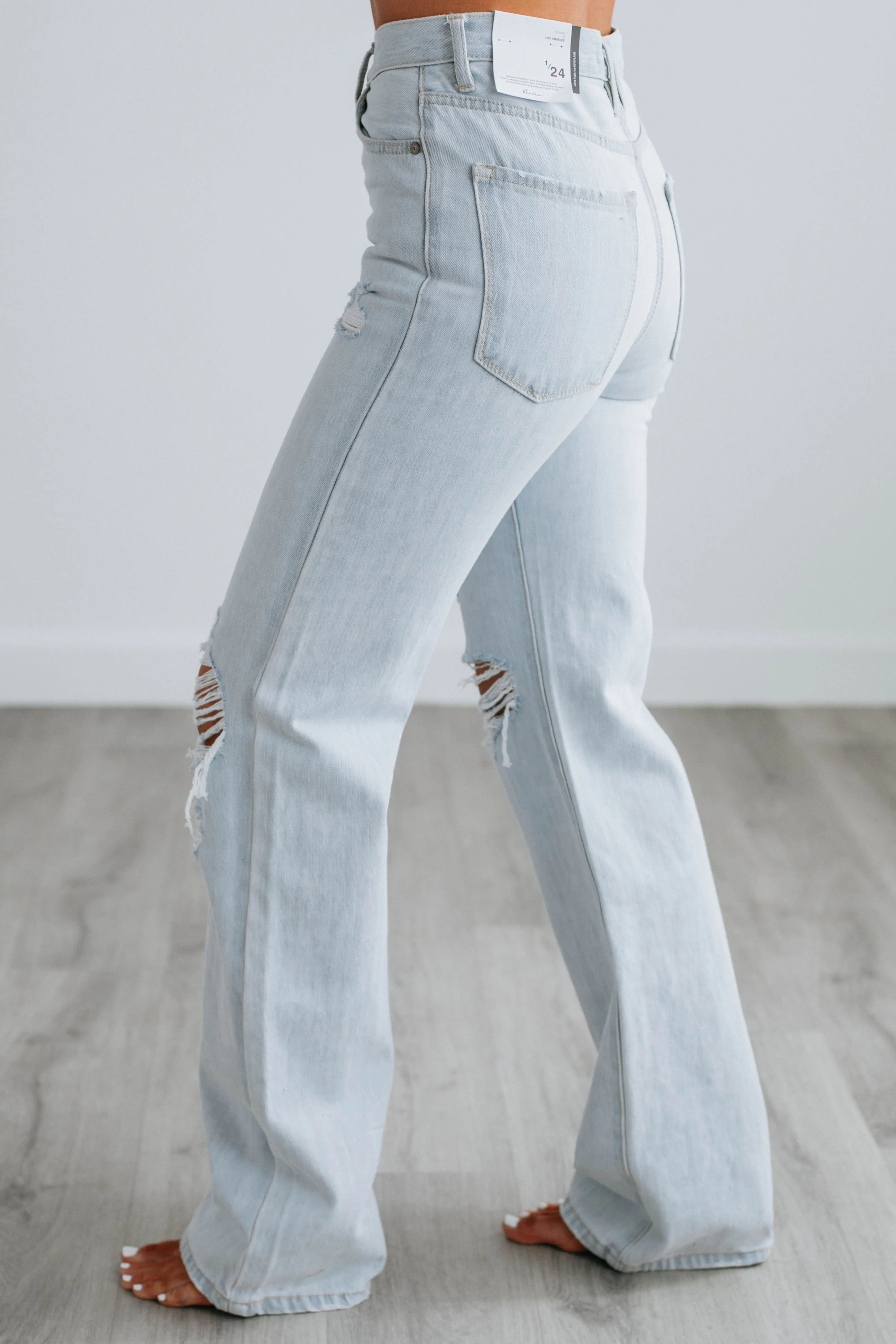 Arlo KanCan Wide Leg Jeans - Light Wash