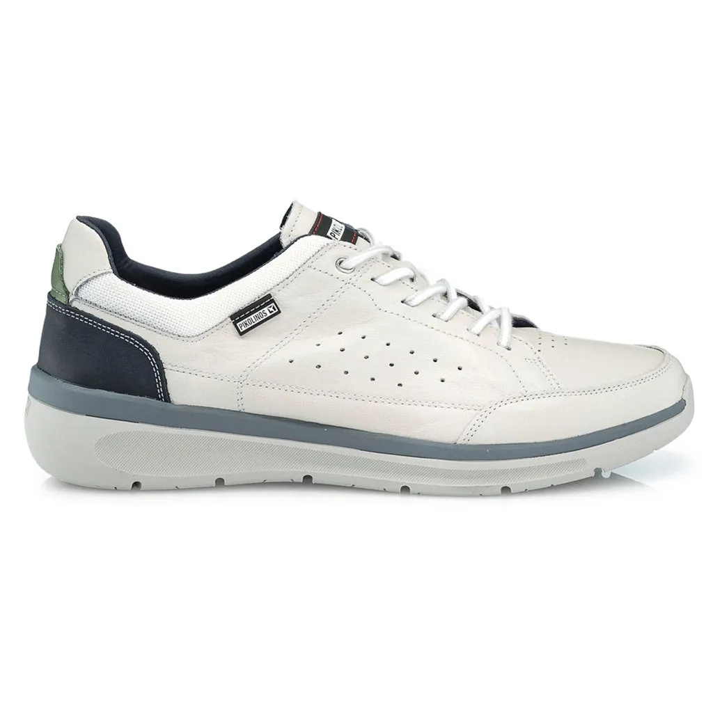 Biar M6V Leather Textile Men's Low Top Trainers