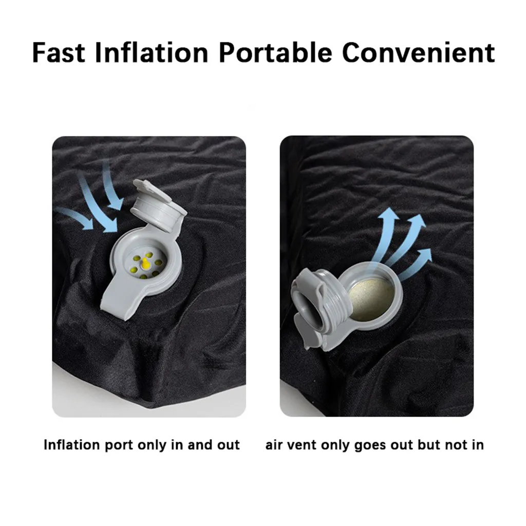 BLACK DOG BANTAL ANGIN TIUP TRAVEL INFLATABLE BD-CQZ001