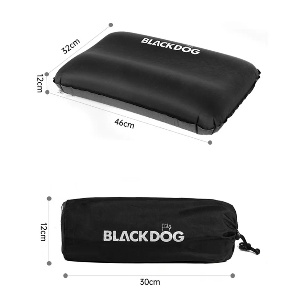 BLACK DOG BANTAL ANGIN TIUP TRAVEL INFLATABLE BD-CQZ001