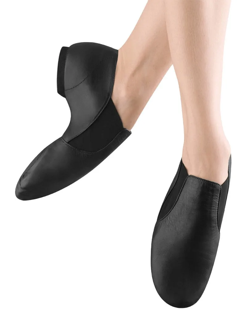 Bloch Elasta Bootie Slip On Leather Jazz Shoes - S0499G Girls/Boys