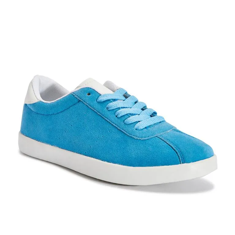 Blue Chunky Lace Up Trainer