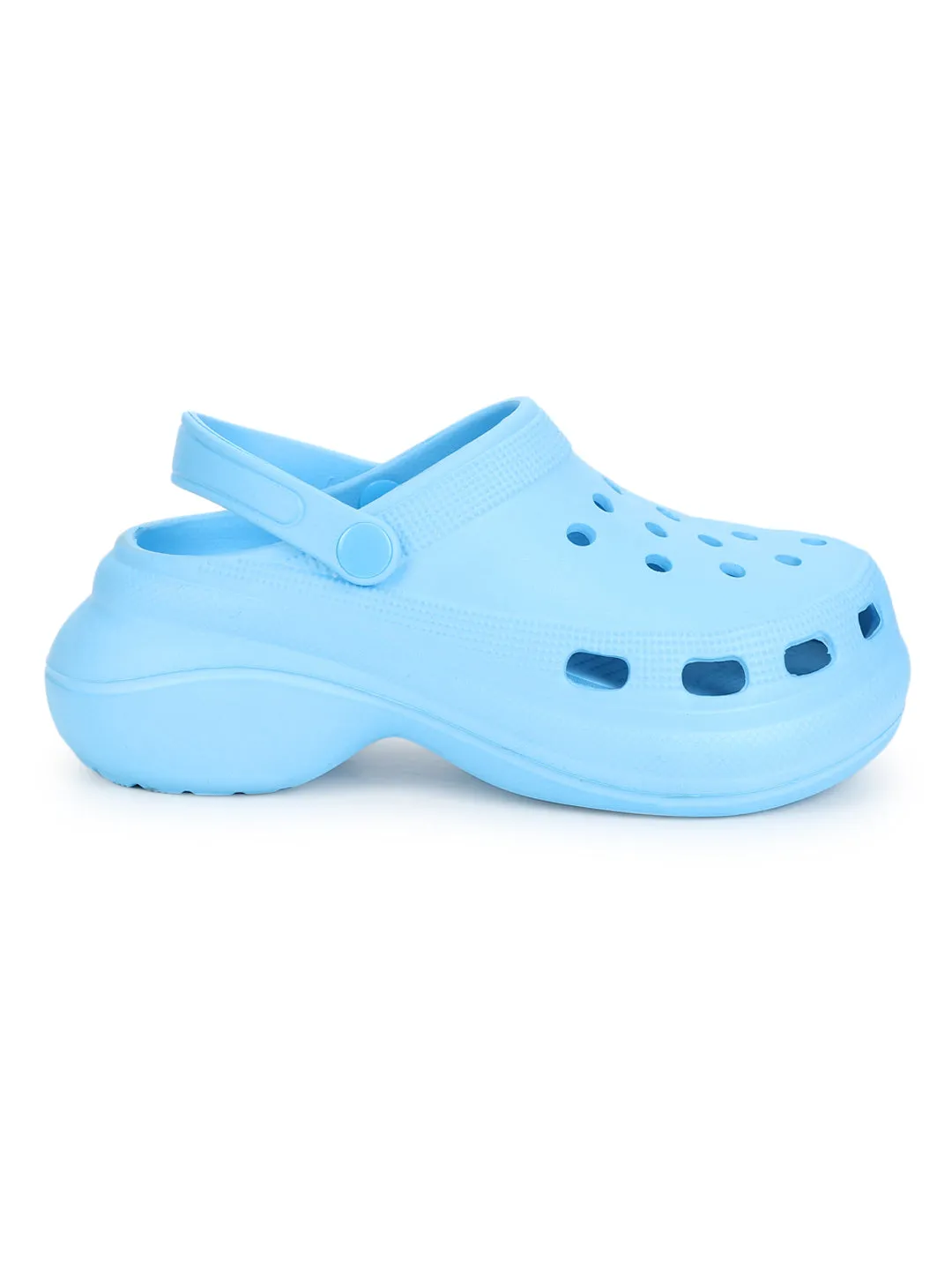 Blue PU Slip-On Croc Flats (TC-RS3479-BLU)