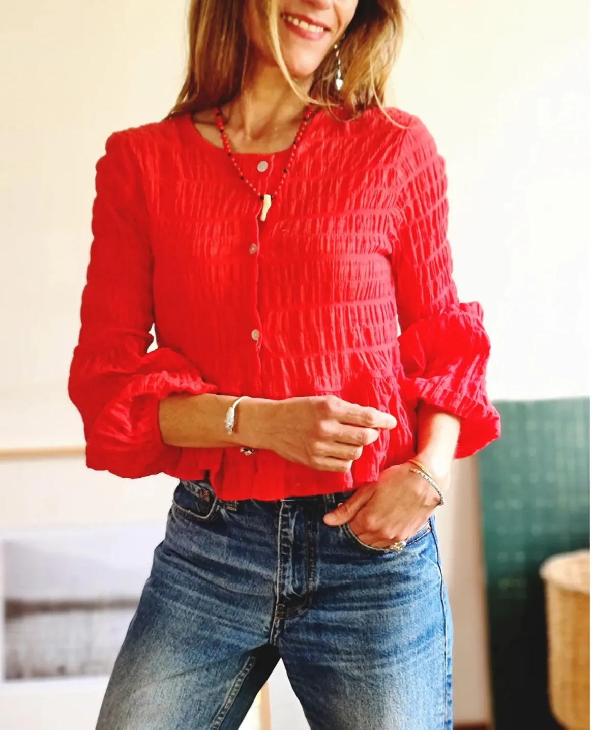 Blusa Eloisa Roja.