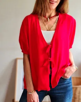 Blusa Lazos Roja.