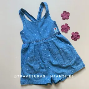 Braga Corta Denim Puntos