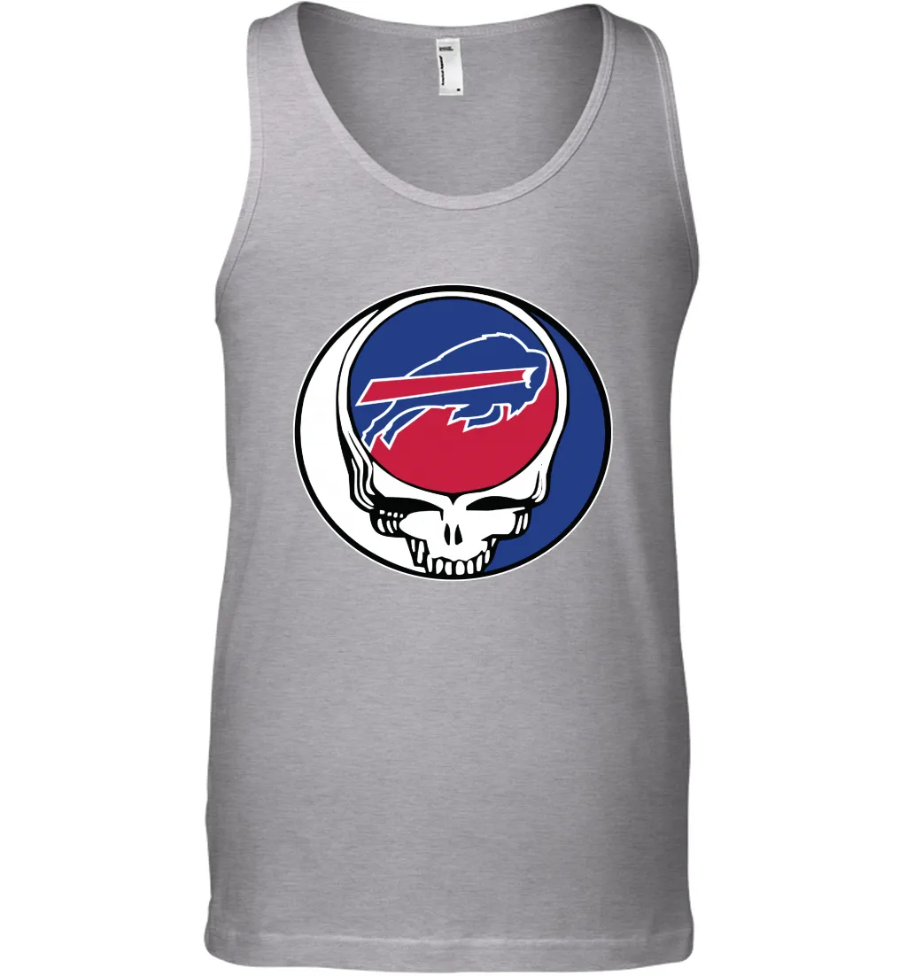 Buffalo Bills Grateful Dead Steal Your Face NFL Football Mens Tank Top