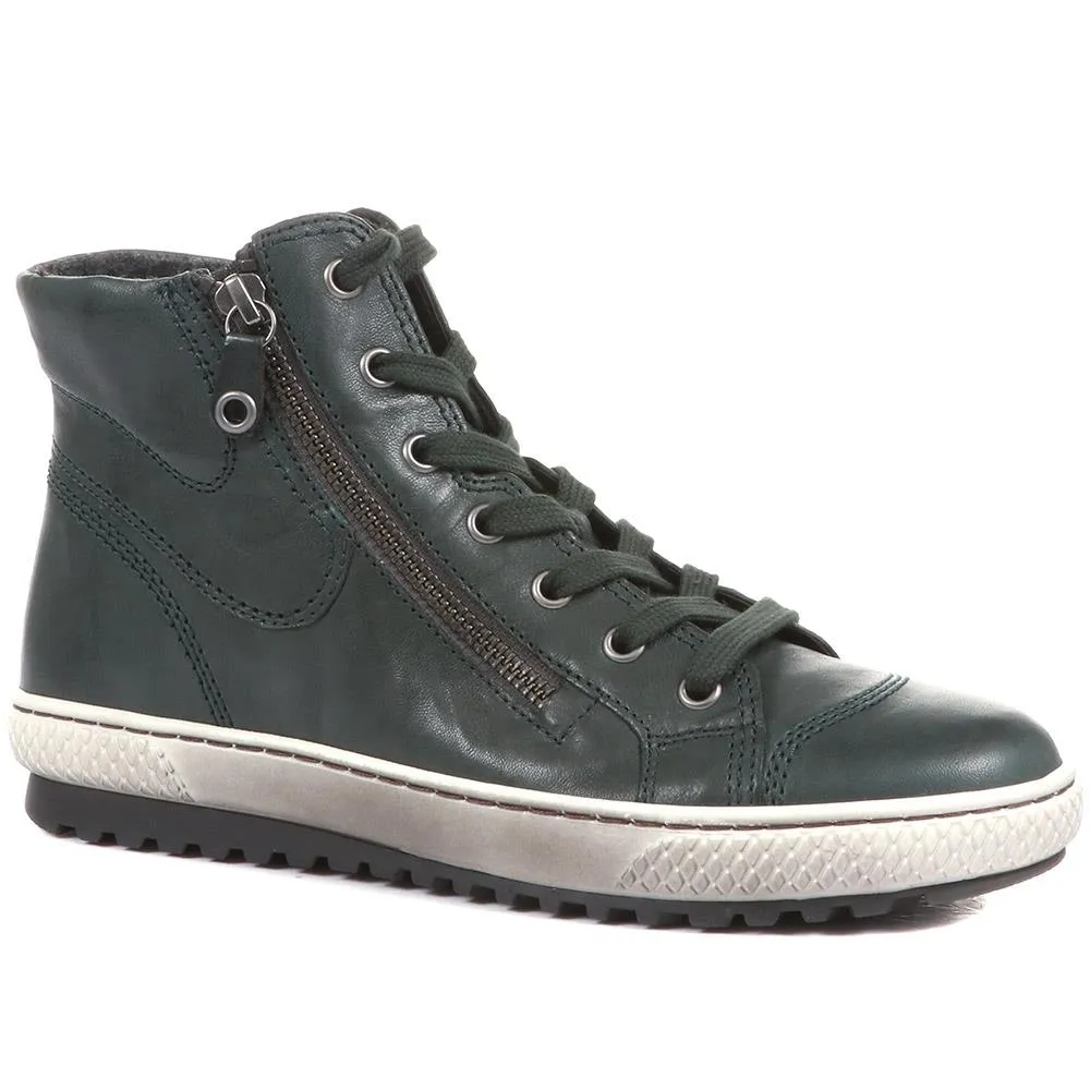 Bulner High Top Leather Trainers - GAB34515 / 320 630