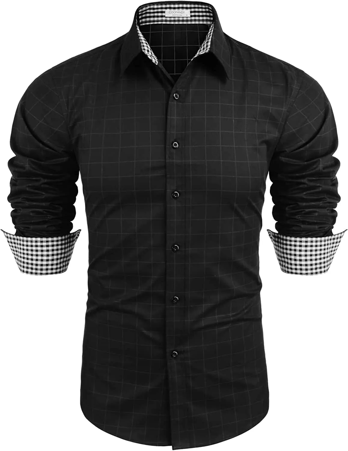 Business Long Sleeve Slim Fit Dress Shirt (US Only)