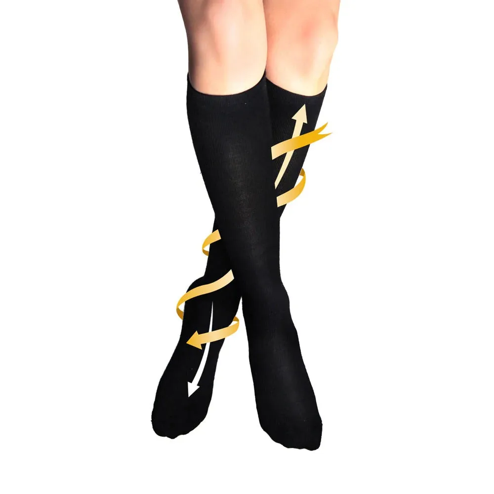 Cabeau Bamboo Compression Socks - Black - Small