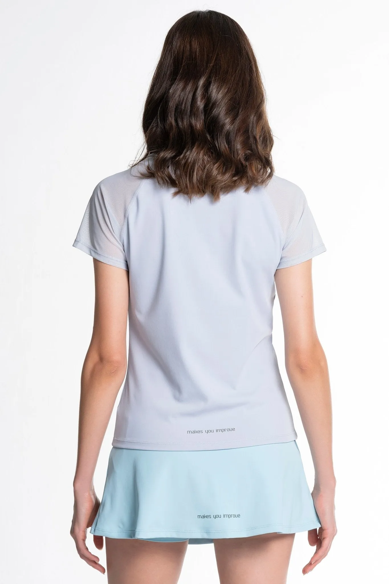 Camiseta Pádel Mujer PRO REGULAR gris