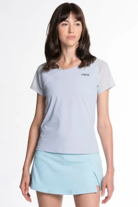 Camiseta Pádel Mujer PRO REGULAR gris