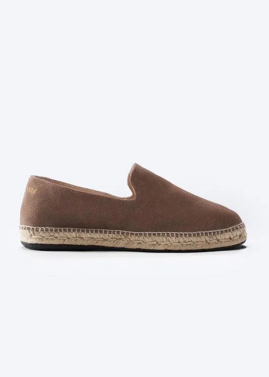 Capsasal Suede Men's Espadrille Flats