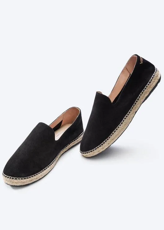 Capsasal Suede Men's Espadrille Flats