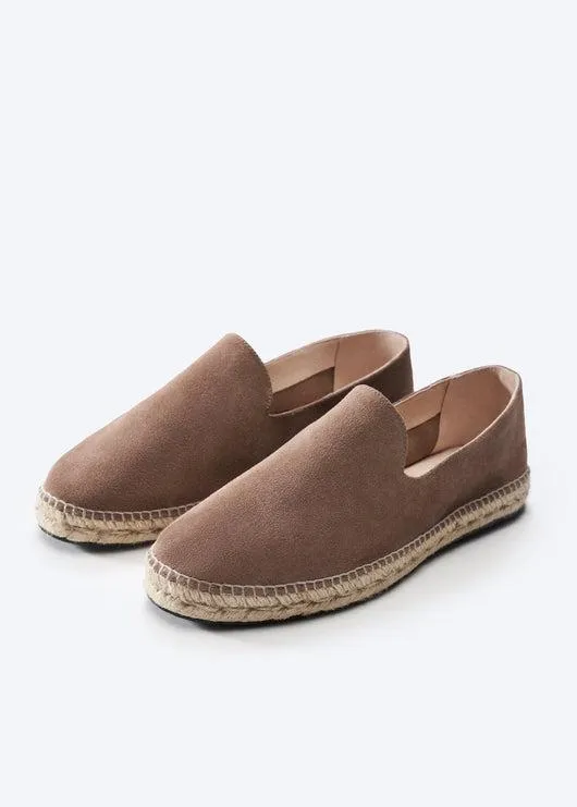 Capsasal Suede Men's Espadrille Flats