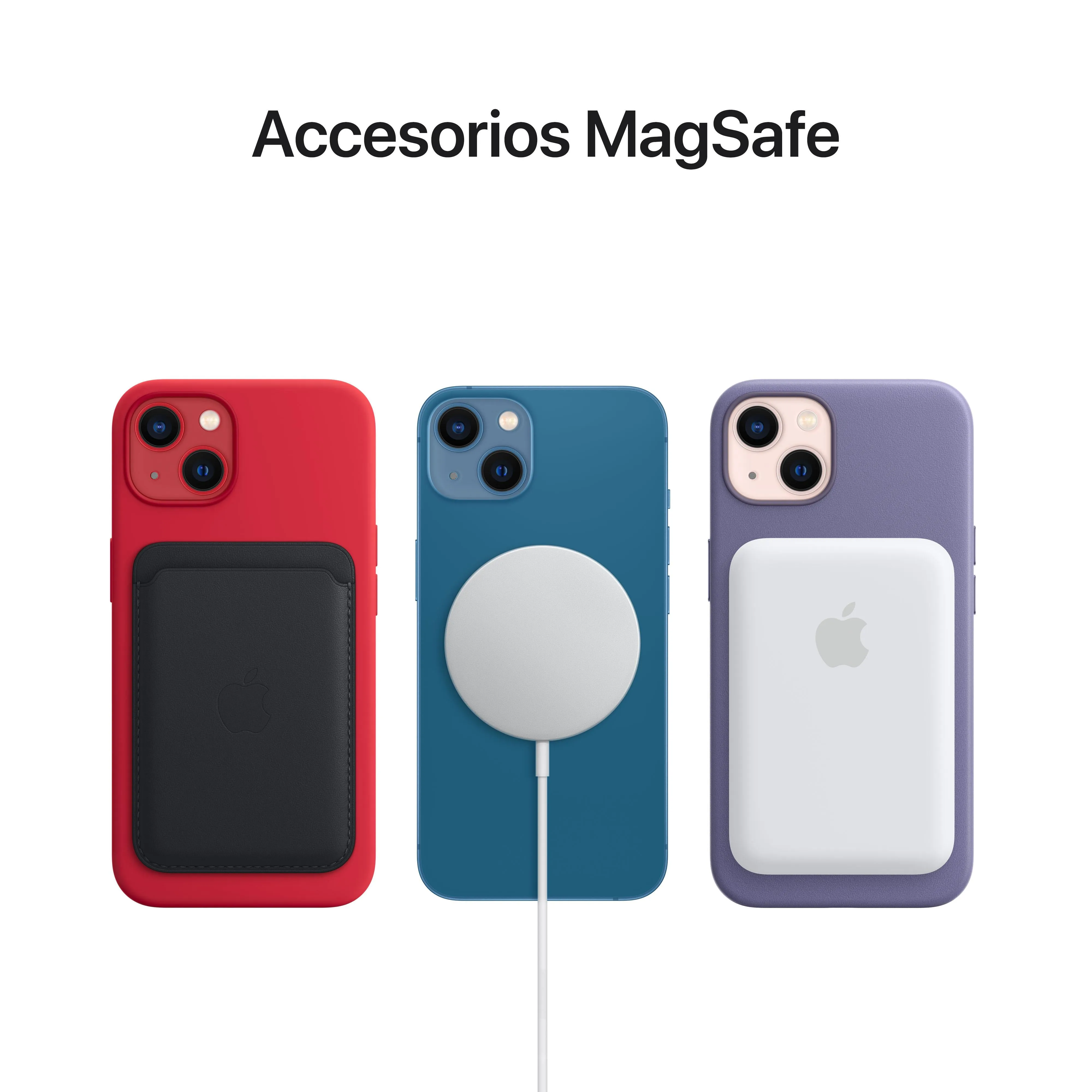 Cartera de piel con MagSafe para el iPhone - Glicinia