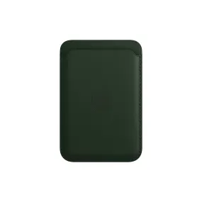 Cartera de piel con MagSafe para el iPhone - Verde secuoya