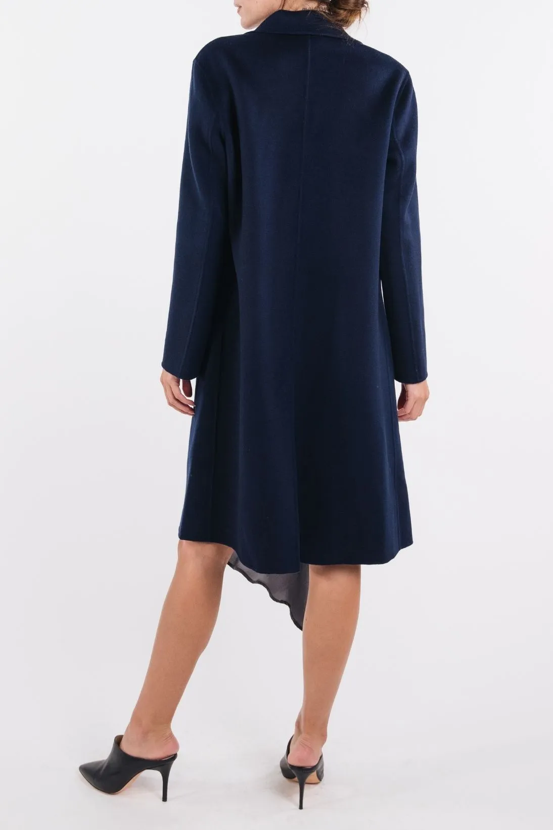 CASHMERE BUTTON FRONT COAT