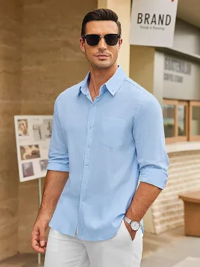 Casual Linen Textured Shirt (US Only)