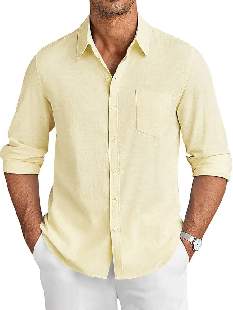 Casual Linen Textured Shirt (US Only)