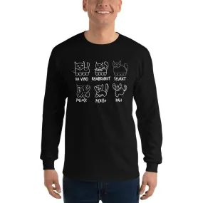 Cat by Artist - Long-Sleeved Shirt