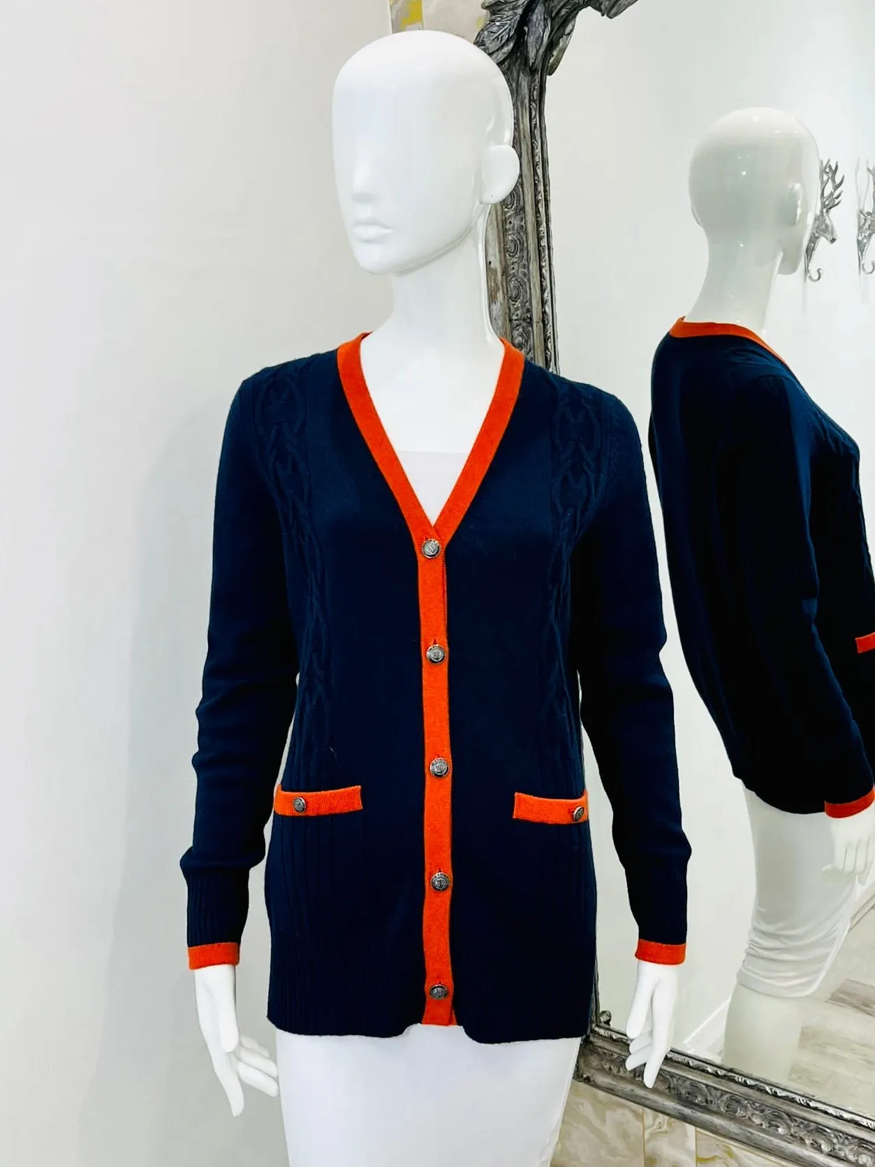 Chanel Cashmere Cardigan. Size 36FR