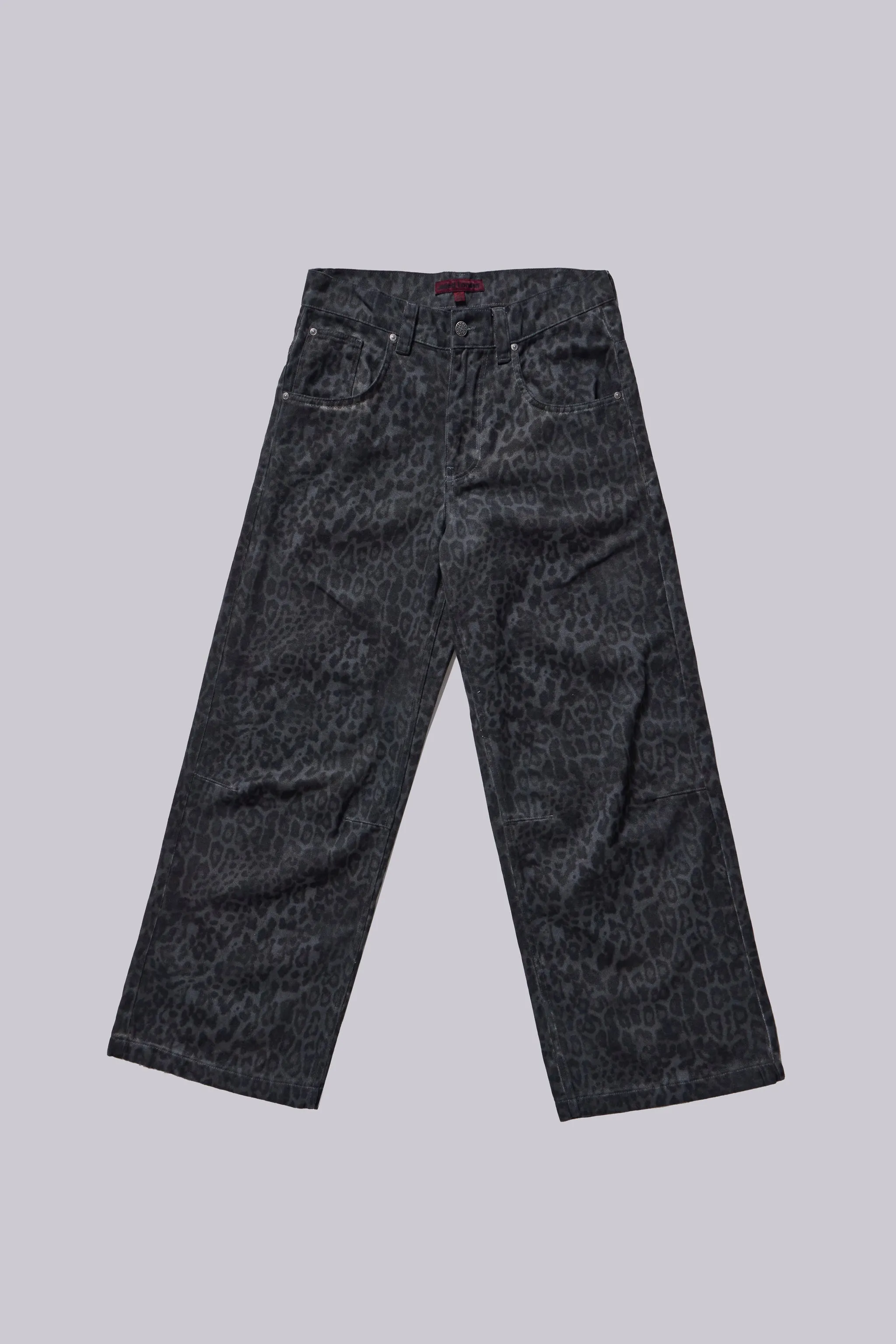 Charcoal Leopard Fade Colossus Jeans