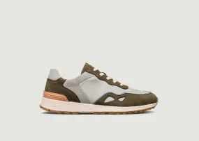 CLAE Hayden Sneaker In Olive Flint Grey Nubuck