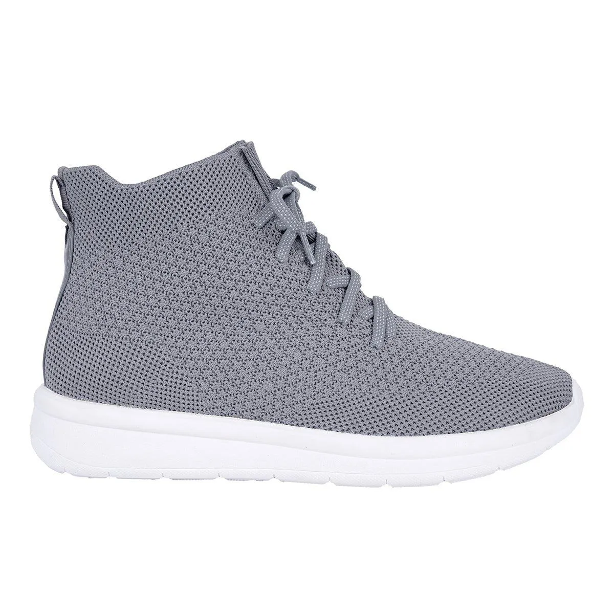 Clarks Cloudsteppers By Ezera High-Top Sneakers Fabric Grey Colour For Women