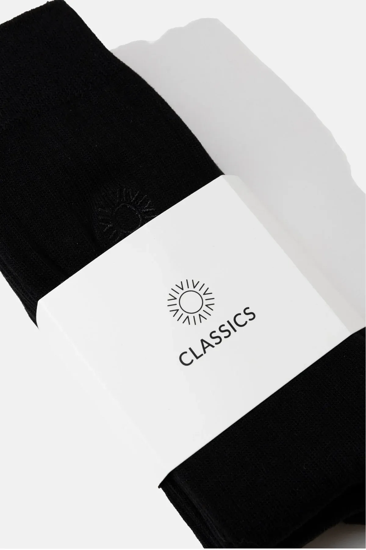 CLASSIC SOCKS PACK 3 - BLACK 24FW