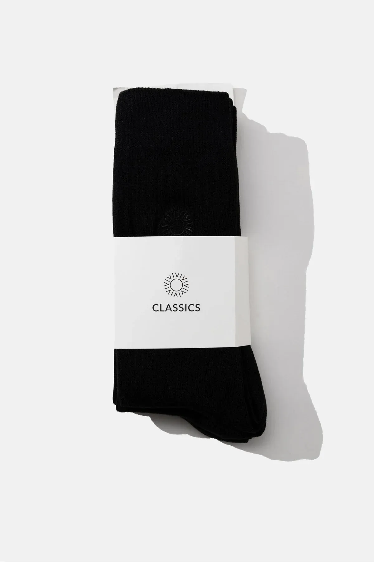 CLASSIC SOCKS PACK 3 - BLACK 24FW